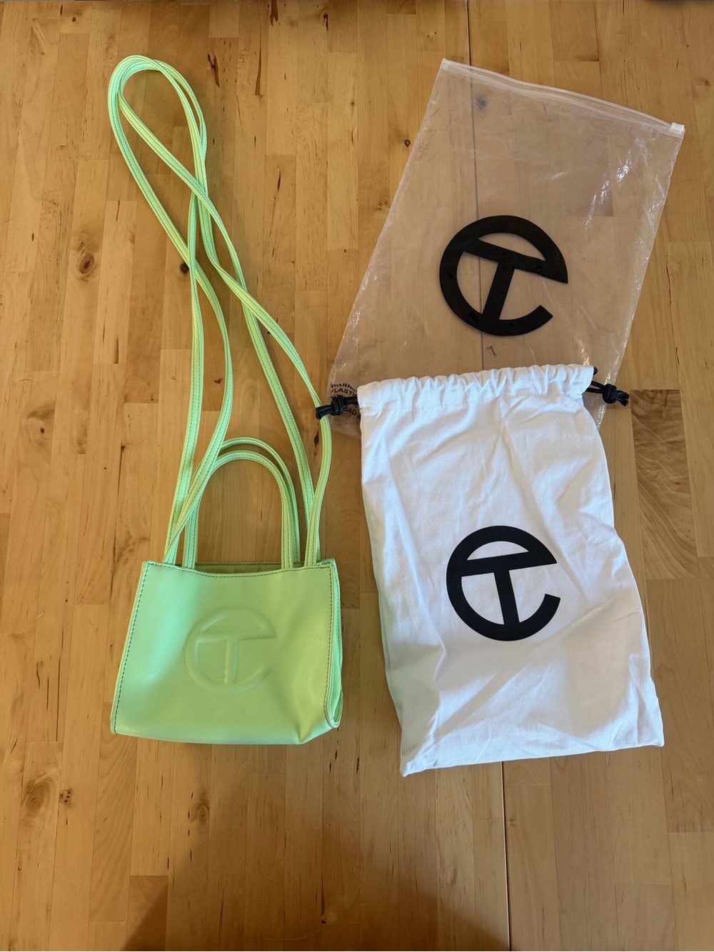 Telfar Mini Shopping Bag in Double Mint